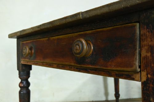 19TH CENTURY FARMHOUSE KITCHEN TABLE - ADDITIONAL PHOTO 7