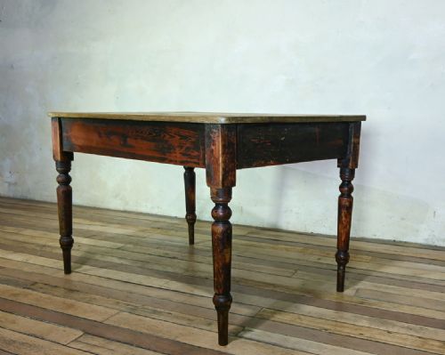 19TH CENTURY FARMHOUSE KITCHEN TABLE - ADDITIONAL PHOTO 8