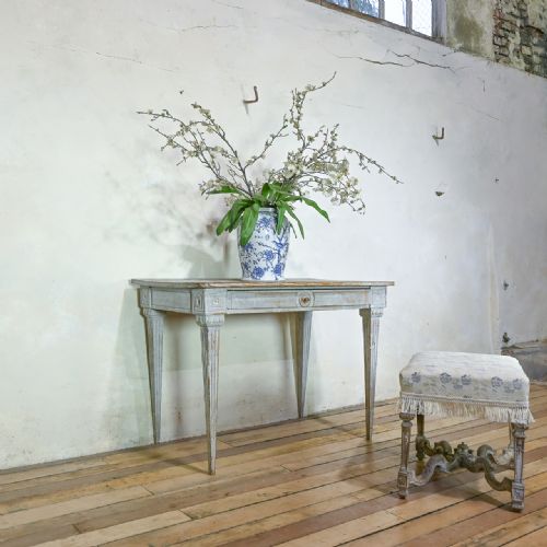 SWEDISH GUSTAVIAN PAINTED SIDE TABLE DESK - ADDITIONAL PHOTO 11