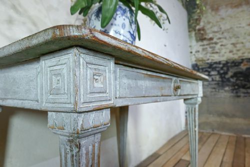 SWEDISH GUSTAVIAN PAINTED SIDE TABLE DESK - ADDITIONAL PHOTO 3