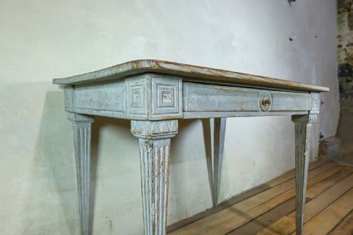 SWEDISH GUSTAVIAN PAINTED SIDE TABLE DESK - ADDITIONAL PHOTO 5