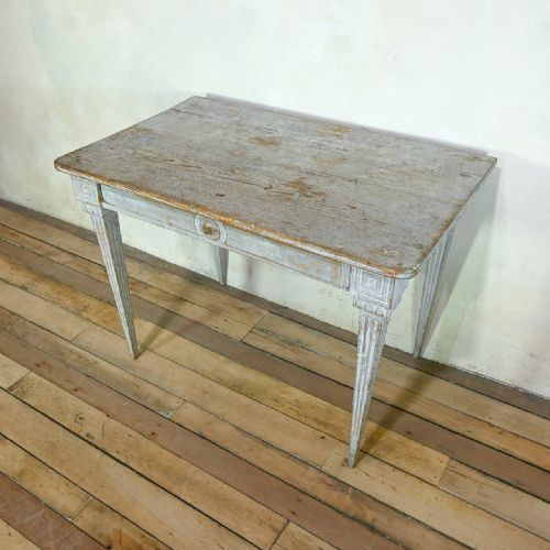 SWEDISH GUSTAVIAN PAINTED SIDE TABLE DESK - ADDITIONAL PHOTO 6