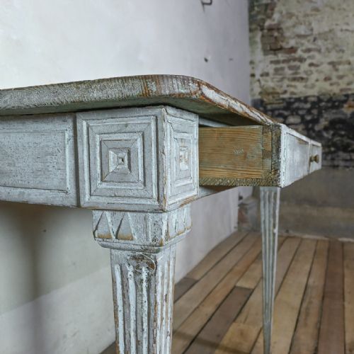 SWEDISH GUSTAVIAN PAINTED SIDE TABLE DESK - ADDITIONAL PHOTO 13