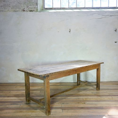 19TH CENTURY FRENCH SYCAMORE OAK REFECTORY FARMHOUSE TABLE - ADDITIONAL PHOTO 12