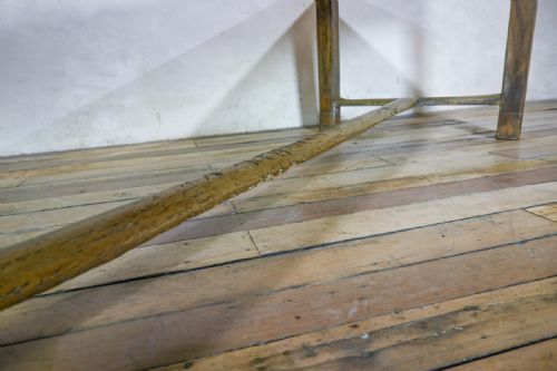 19TH CENTURY FRENCH SYCAMORE OAK REFECTORY FARMHOUSE TABLE - ADDITIONAL PHOTO 16