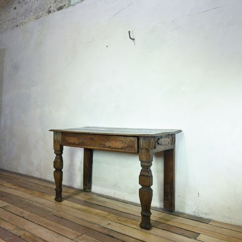 A 17TH CENTURY PROVINCIAL OAK SIDE TABLE - ADDITIONAL PHOTO 12