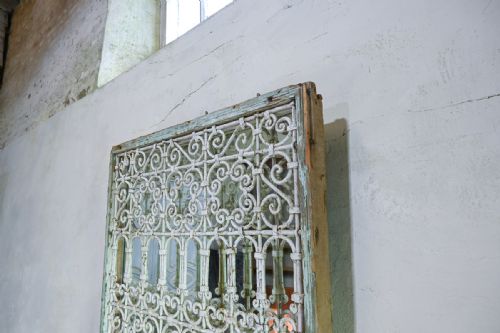 A 19TH CENTURY FRENCH WROUGHT IRON MIRROR GARDEN - ADDITIONAL PHOTO 5