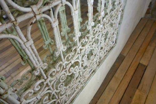 A 19TH CENTURY FRENCH WROUGHT IRON MIRROR GARDEN - ADDITIONAL PHOTO 14