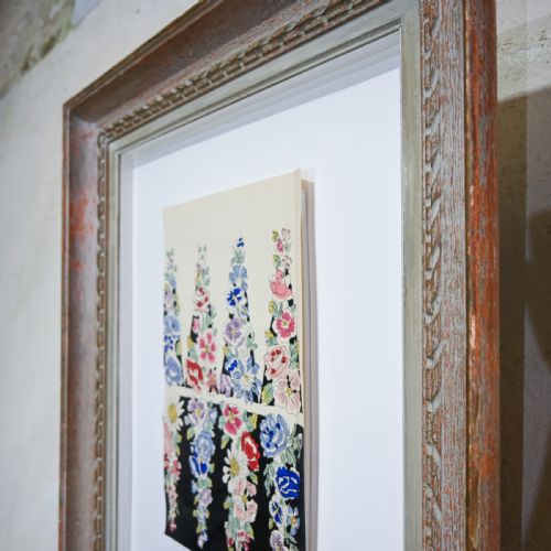 A 20TH CENTURY GOUACHE PAINTING RAOUL DUFY FLOWERS DESIGN FOR BIANCHINI FERIER - ADDITIONAL PHOTO 5
