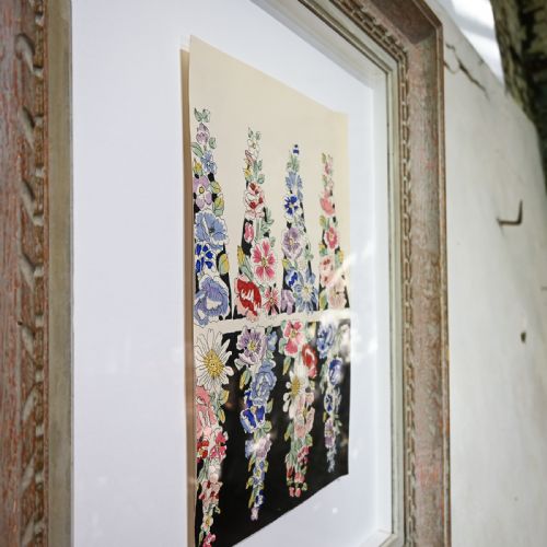 A 20TH CENTURY GOUACHE PAINTING RAOUL DUFY FLOWERS DESIGN FOR BIANCHINI FERIER - ADDITIONAL PHOTO 10