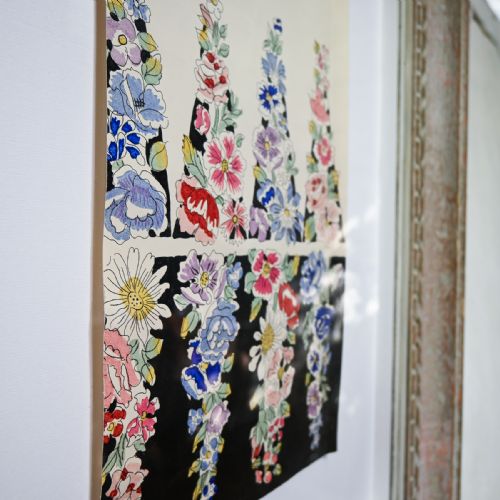 A 20TH CENTURY GOUACHE PAINTING RAOUL DUFY FLOWERS DESIGN FOR BIANCHINI FERIER - ADDITIONAL PHOTO 11