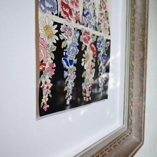 A 20TH CENTURY GOUACHE PAINTING RAOUL DUFY FLOWERS DESIGN FOR BIANCHINI FERIER - ADDITIONAL PHOTO 12
