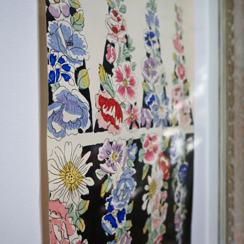 A 20TH CENTURY GOUACHE PAINTING RAOUL DUFY FLOWERS DESIGN FOR BIANCHINI FERIER - ADDITIONAL PHOTO 13