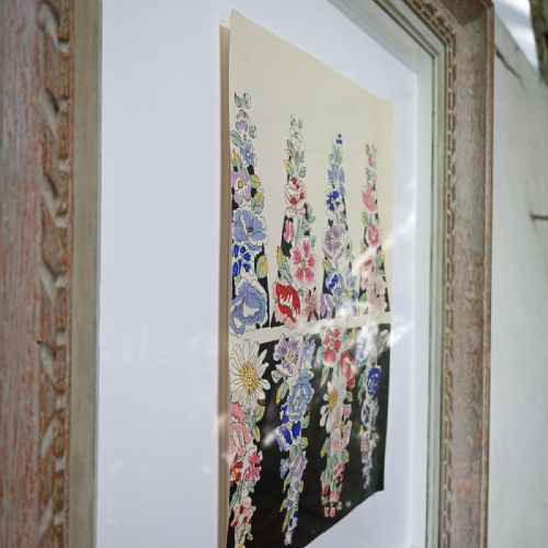 A 20TH CENTURY GOUACHE PAINTING RAOUL DUFY FLOWERS DESIGN FOR BIANCHINI FERIER - ADDITIONAL PHOTO 14