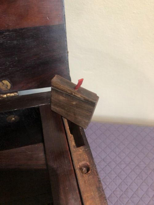 17TH CENT KINGWOOD VENEERED AND BRASS MOUNTED COFFRE FORTE CIRCA 1690 - ADDITIONAL PHOTO 2