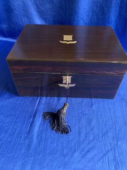 VICTORIAN COROMANDEL WRITING SLOPE - ADDITIONAL PHOTO 2