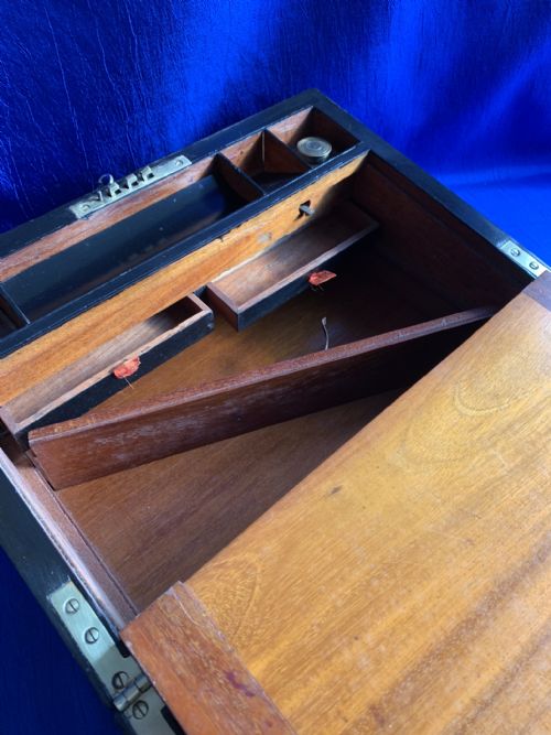 VICTORIAN COROMANDEL WRITING SLOPE - ADDITIONAL PHOTO 7