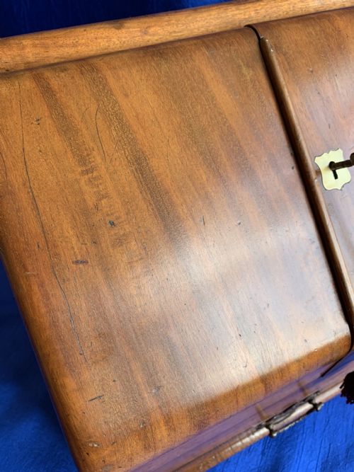 VICTORIAN WALNUT STATIONERY CABINET - ADDITIONAL PHOTO 8