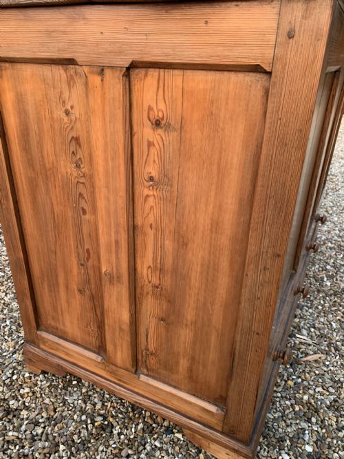 GEORGIAN PITCH PINE COFFER - ADDITIONAL PHOTO 2