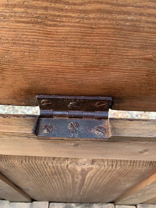 GEORGIAN PITCH PINE COFFER - ADDITIONAL PHOTO 6