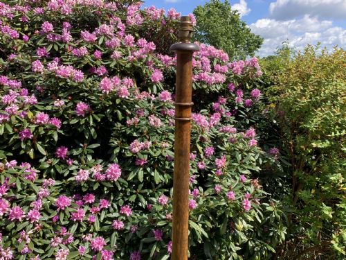 ANTIQUE OAK STANDARD LAMP - ADDITIONAL PHOTO 3