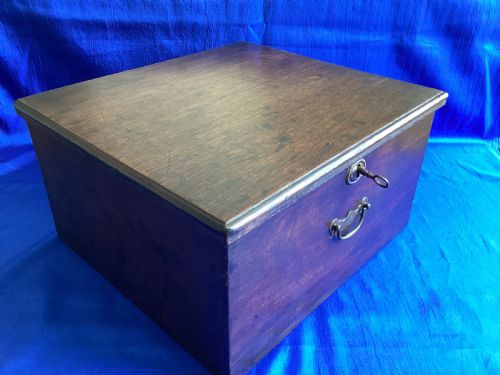 GEORGIAN MAHOGANY BIBLE BOX - ADDITIONAL PHOTO 1