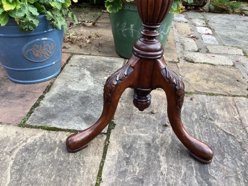 VICTORIAN MAHOGANY JARDINIERE STAND - ADDITIONAL PHOTO 3