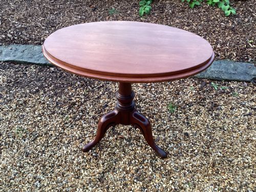 VICTORIAN MAHOGANY TILT TOP BREAKFAST TABLE - ADDITIONAL PHOTO 2