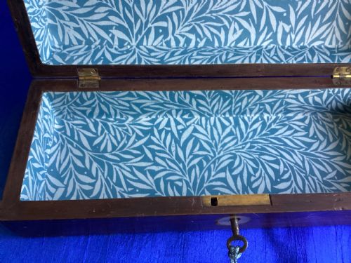 VICTORIAN ROSEWOOD DOMED GLOVE BOX - ADDITIONAL PHOTO 7