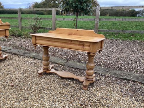 VICTORIAN PAIR OF PINE DRESSING TABLE AND WASHSTAND - ADDITIONAL PHOTO 5