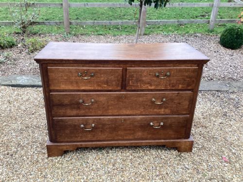 georgian oak chest of drawers - CATEGORY: ANTIQUE CHEST OF DRAWERS - DATED GEORGIAN