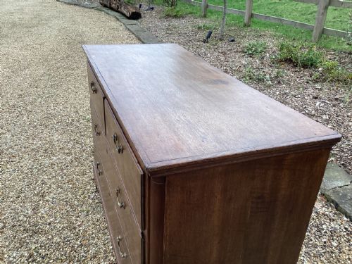 GEORGIAN OAK CHEST OF DRAWERS - ADDITIONAL PHOTO 3