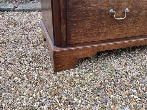 GEORGIAN OAK CHEST OF DRAWERS - ADDITIONAL PHOTO 15