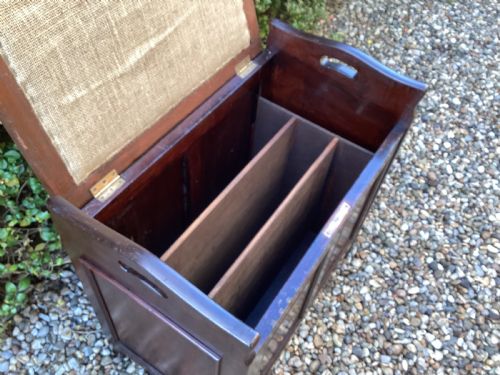 EDWARDIAN MAHOGANY PIANO STOOL - ADDITIONAL PHOTO 5