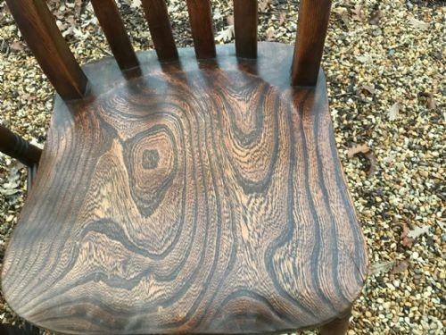 VICTORIAN SET OF COUNTRY KITCHEN CHAIRS - ADDITIONAL PHOTO 5