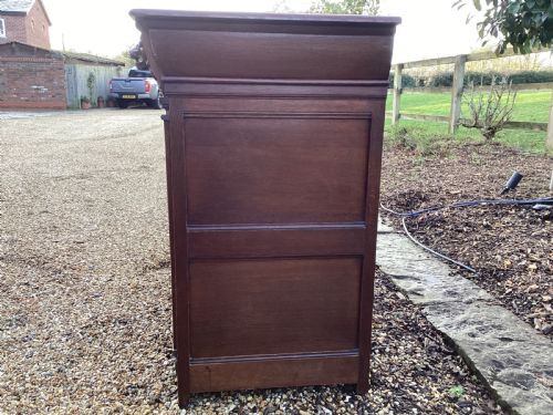 ANTIQUE OAK FRENCH PRESERVE CUPBOARD - ADDITIONAL PHOTO 10