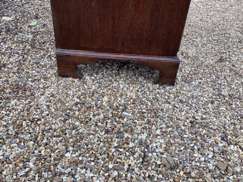 ANTIQUE GEORGIAN OAK CHEST OF DRAWERS - ADDITIONAL PHOTO 14