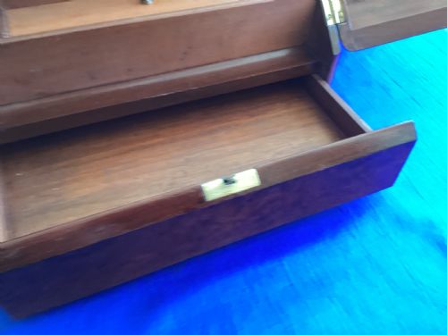 ANTIQUE WALNUT STATIONARY CABINET - ADDITIONAL PHOTO 7