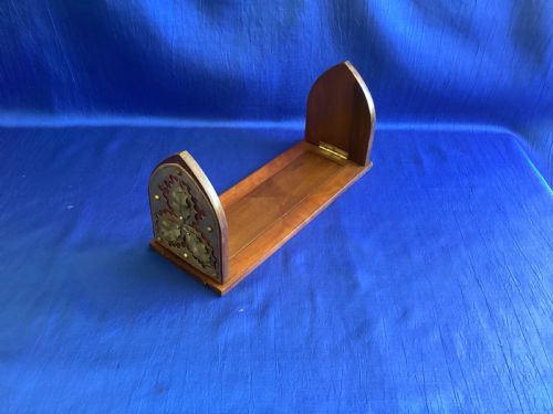 VICTORIAN MAHOGANY EXTENDING BOOK SLIDE - ADDITIONAL PHOTO 1