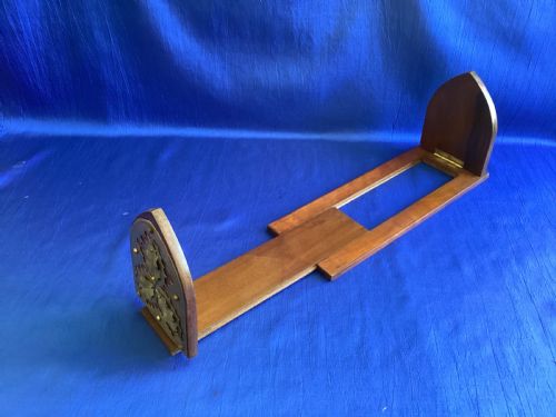 VICTORIAN MAHOGANY EXTENDING BOOK SLIDE - ADDITIONAL PHOTO 2