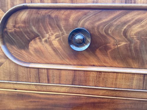 VICTORIAN MAHOGANY CHEST OF DRAWERS - ADDITIONAL PHOTO 7