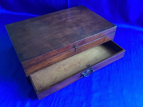ANTIQUE EDWARDIAN MAHOGANY ARTISTS BOX - ADDITIONAL PHOTO 3