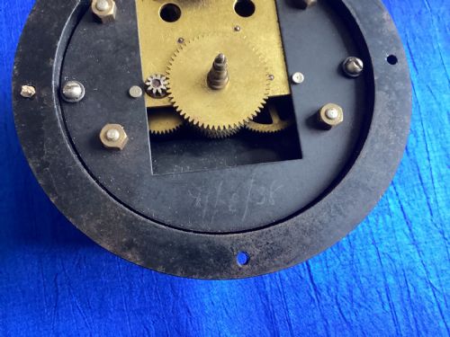 ANTIQUE BRASS LARGE FERRANTI FACTORY CLOCK - ADDITIONAL PHOTO 9