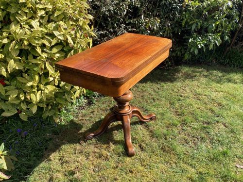 VICTORIAN ROSEWOOD GAMES TABLE - ADDITIONAL PHOTO 1