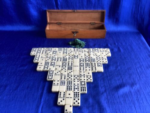 EDWARDIAN SET OF DOUBLE NINE DOMINOS - ADDITIONAL PHOTO 6