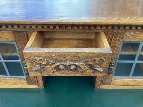 VINTAGE ARTS AND CRAFTS LADIES WRITING DESK - ADDITIONAL PHOTO 10