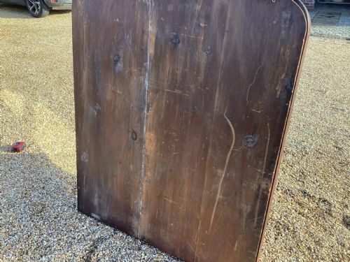 ANTIQUE FRENCH MAHOGANY OVER MANTLE MIRROR - ADDITIONAL PHOTO 9