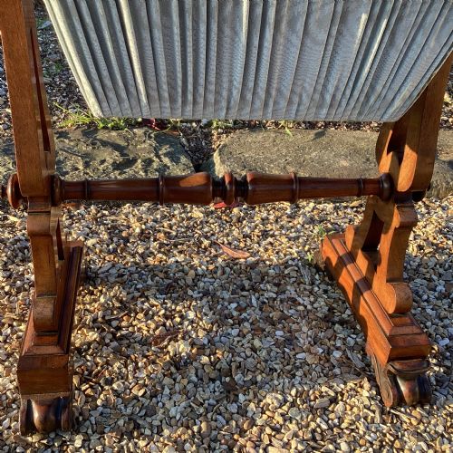 A VICTORIAN MAHOGANY SEWING WORK TABLE - ADDITIONAL PHOTO 8