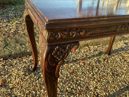EDWARDIAN WALNUT SOFA TABLE - ADDITIONAL PHOTO 4