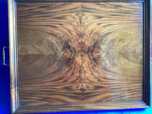 EDWARDIAN WALNUT SERVING TRAY - ADDITIONAL PHOTO 4